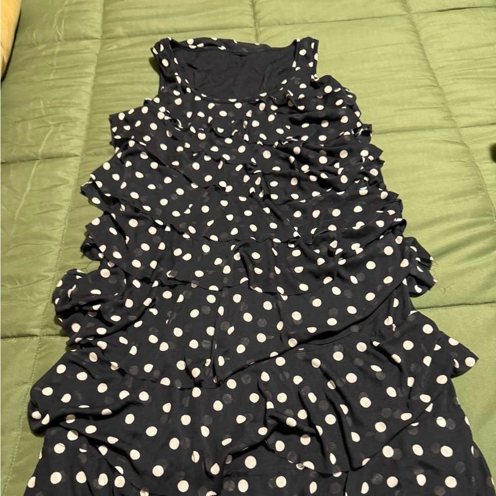 Black and White Polka Dot Dress